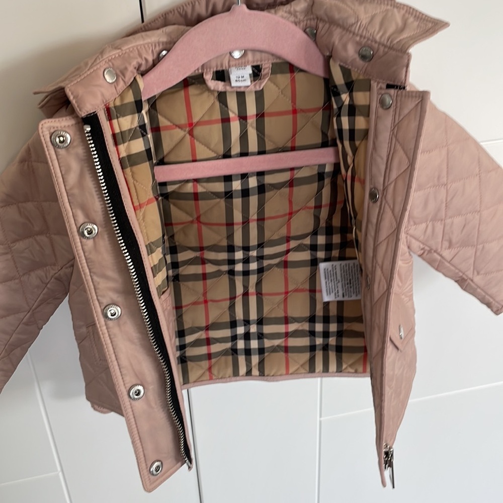 Burberry Pink Quilted Jacket - Picture 5 of 12
